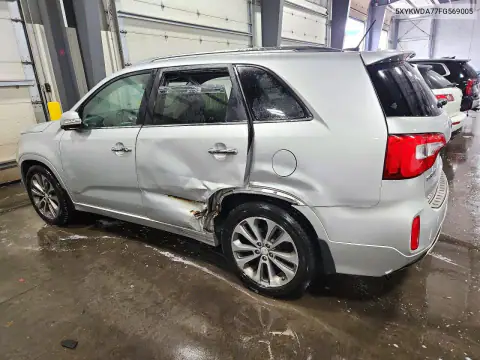 5XYKWDA77FG569005 — 2015 Kia Sorento, фото 2 с аукциона Copart, Боковая часть
