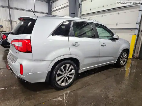 5XYKWDA77FG569005 — 2015 Kia Sorento, фото 3 с аукциона Copart, Боковая часть