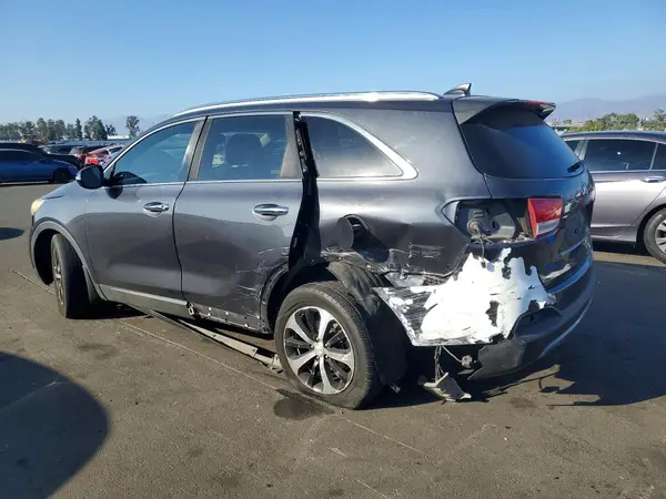 5XYPH4A59GG084803 — 2016 Kia Sorento, фото 2 с аукциона Copart, Задняя часть
