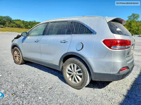 2016 Kia Sorento Lx VIN 5XYPG4A38GG040342 фото 2