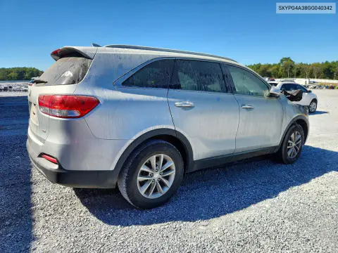 2016 Kia Sorento Lx VIN 5XYPG4A38GG040342 фото 3