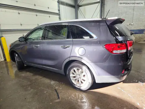 2016 Kia Sorento Lx VIN 5XYPGDA31GG166574 фото 2