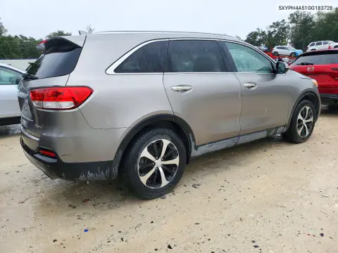 2016 Kia Sorento Ex VIN 5XYPH4A51GG183728 фото 3