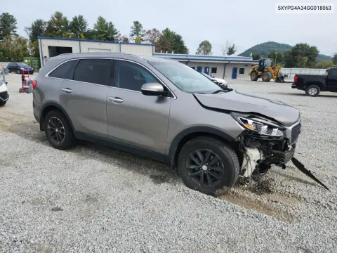 2016 Kia Sorento Lx VIN 5XYPG4A34GG018063 фото 4
