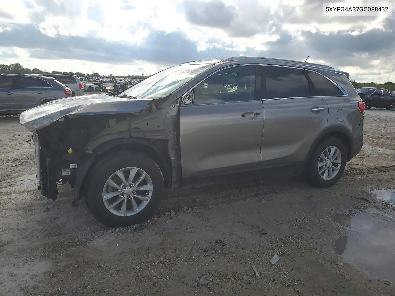 2016 Kia Sorento Lx VIN 5XYPG4A37GG088432 фото 1