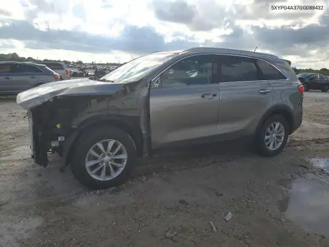 5XYPG4A37GG088432 — 2016 Kia Sorento, Передняя часть, фото до ремонта
