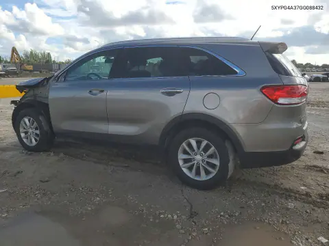 2016 Kia Sorento Lx VIN 5XYPG4A37GG088432 фото 2