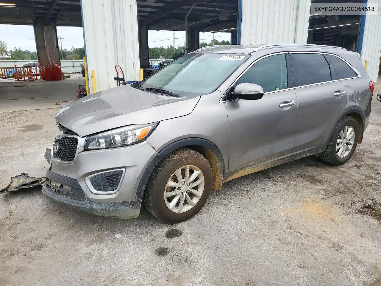2016 Kia Sorento Lx VIN 5XYPG4A37GG064518 фото 1