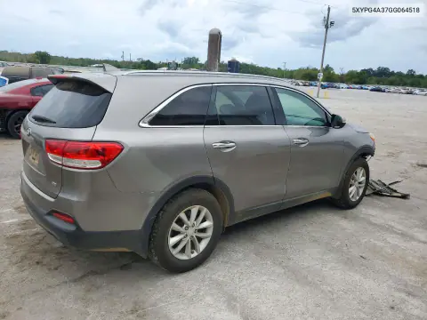 2016 Kia Sorento Lx VIN 5XYPG4A37GG064518 фото 3