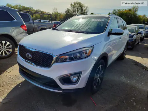 5XYPH4A58GG160771 — 2016 Kia Sorento, Механические повреждения, фото до ремонта