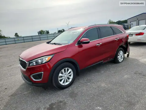 5XYPG4A3XGG086495 — 2016 Kia Sorento, Задняя часть, фото до ремонта
