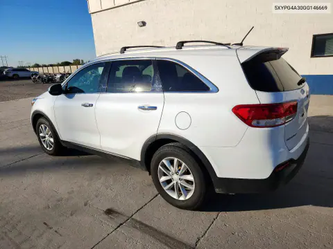 2016 Kia Sorento Lx VIN 5XYPG4A30GG146669 фото 2