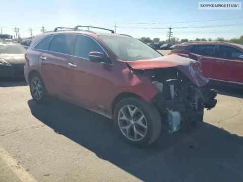 2016 Kia Sorento Sx V6 VIN 5XYPKDA59GG116361 фото 4
