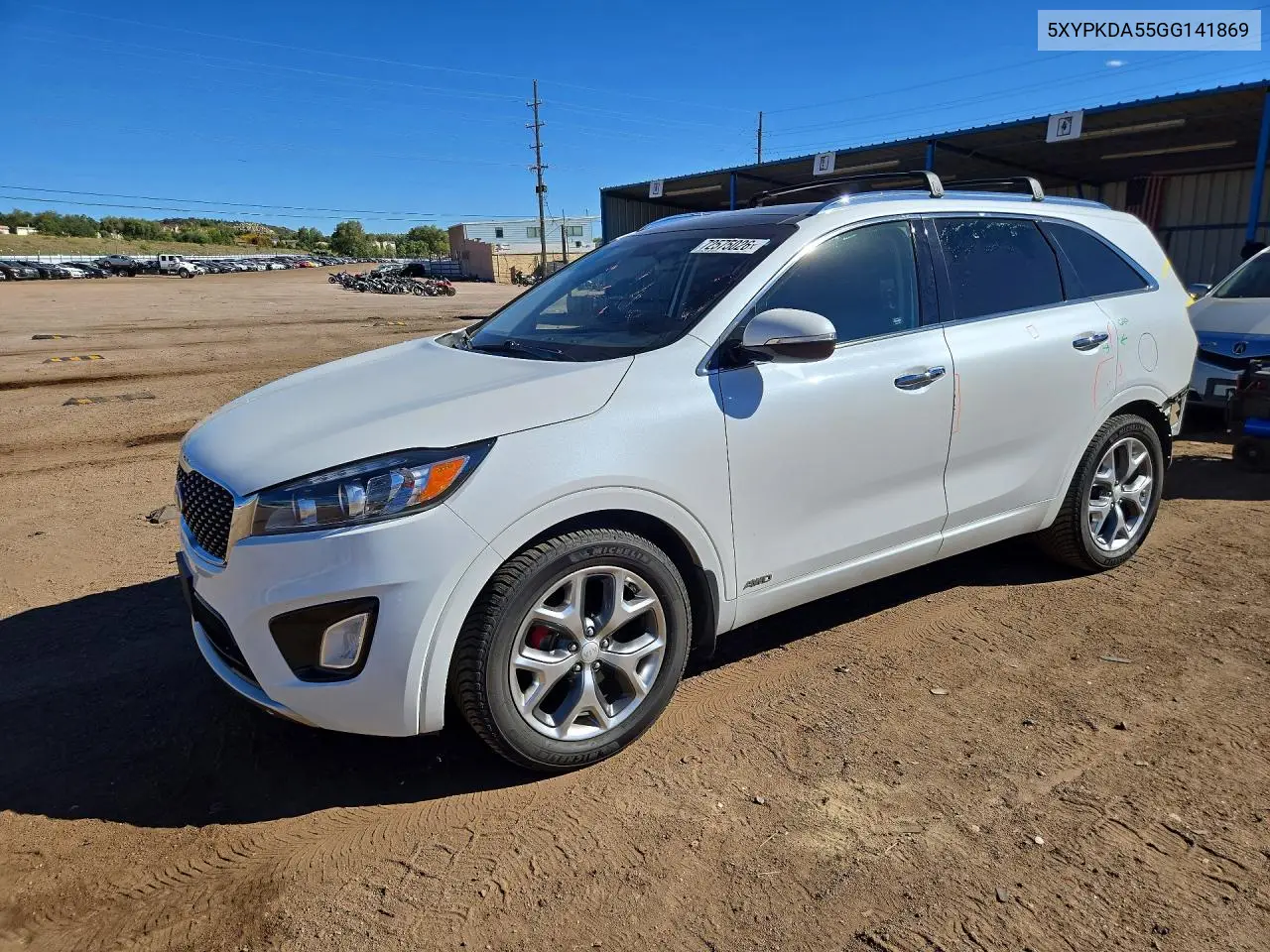 2016 Kia Sorento Sx V6 VIN 5XYPKDA55GG141869 фото 1