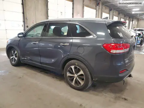 2016 Kia Sorento Ex VIN 5XYPHDA54GG088340 фото 2