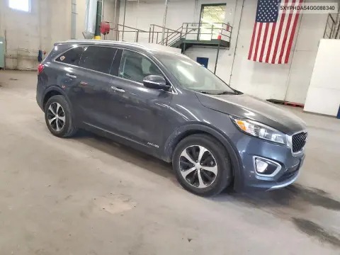 2016 Kia Sorento Ex VIN 5XYPHDA54GG088340 фото 4