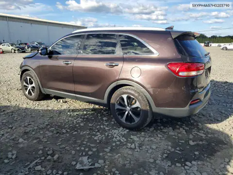 5XYPH4A57HG203790 — 2017 Kia Sorento, фото 2 с аукциона Copart, Передняя часть