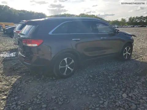 5XYPH4A57HG203790 — 2017 Kia Sorento, фото 3 с аукциона Copart, Передняя часть