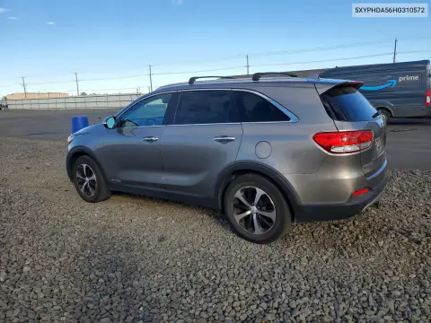 2017 Kia Sorento Ex VIN 5XYPHDA56HG310572 фото 2