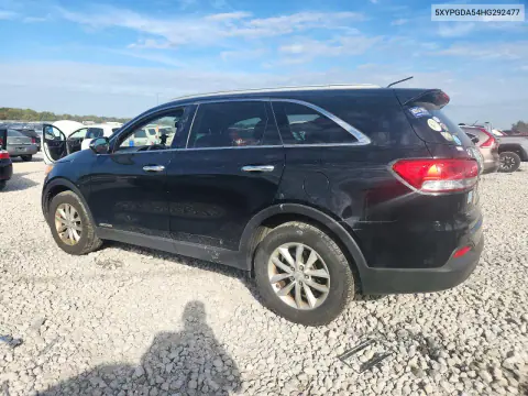 2017 Kia Sorento Lx V6 VIN 5XYPGDA54HG292477 фото 2