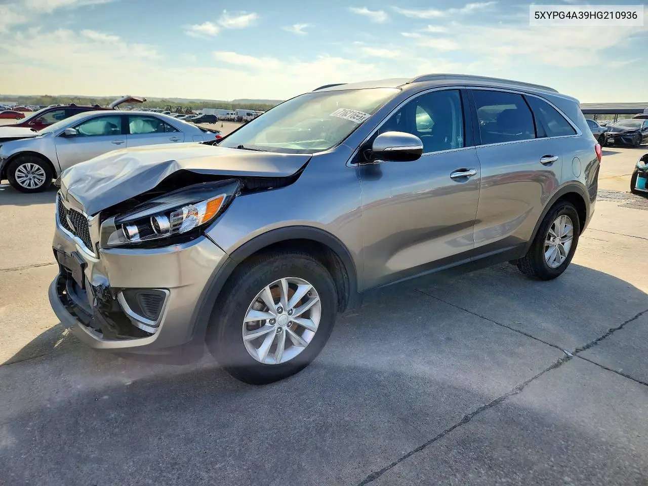 2017 Kia Sorento Lx VIN 5XYPG4A39HG210936 фото 1