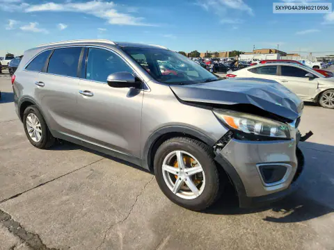 2017 Kia Sorento Lx VIN 5XYPG4A39HG210936 фото 4