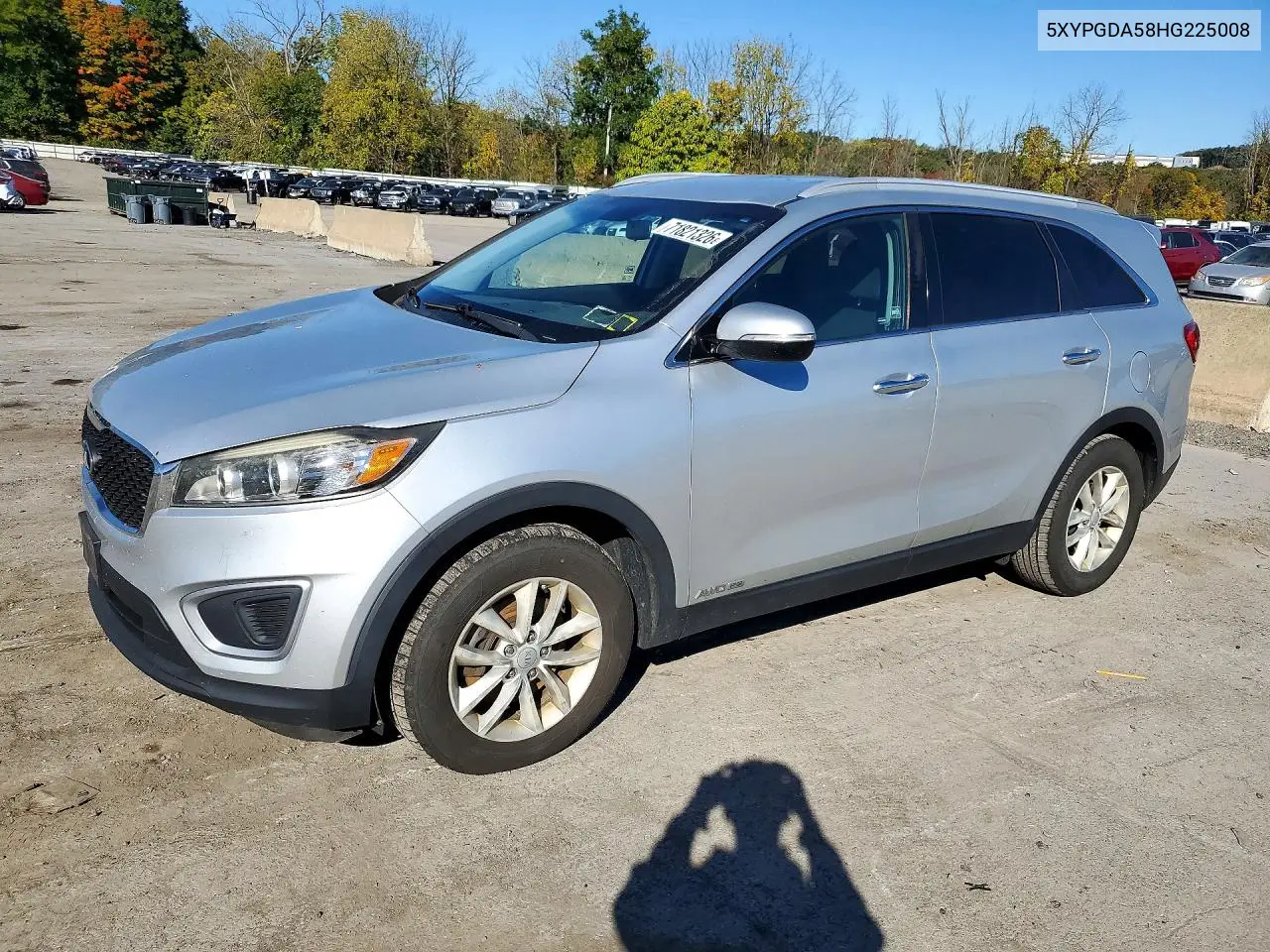 2017 Kia Sorento VIN 5XYPGDA58HG225008 фото 1