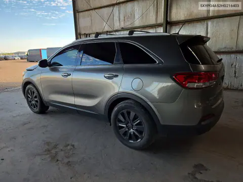 2017 Kia Sorento Lx V6 VIN 5XYPG4A52HG216403 фото 2