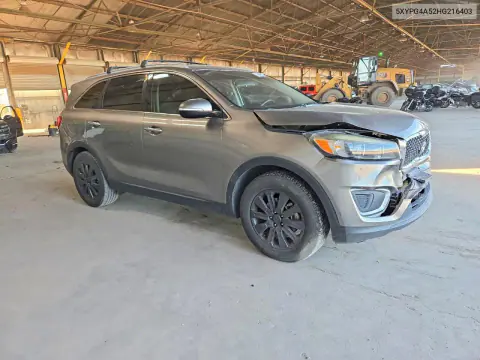 2017 Kia Sorento Lx V6 VIN 5XYPG4A52HG216403 фото 4