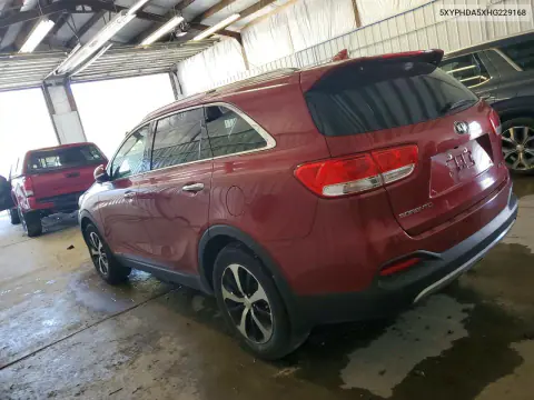 2017 Kia Sorento Ex VIN 5XYPHDA5XHG229168 фото 2