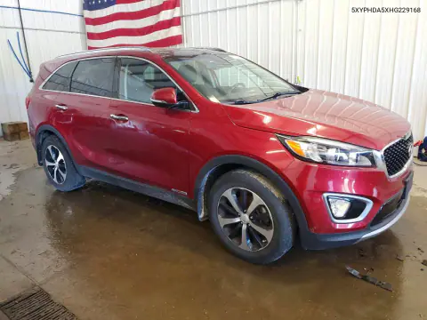 2017 Kia Sorento Ex VIN 5XYPHDA5XHG229168 фото 4