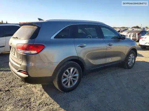 5XYPG4A35HG284712 — 2017 Kia Sorento, фото 3 с аукциона Copart, Передняя часть
