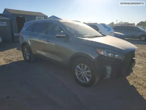 5XYPG4A35HG284712 — 2017 Kia Sorento, фото 4 с аукциона Copart, Передняя часть