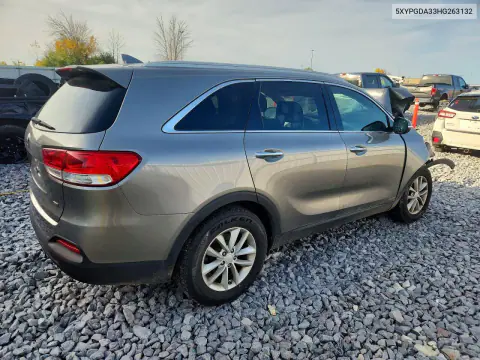 2017 Kia Sorento Lx VIN 5XYPGDA33HG263132 фото 3