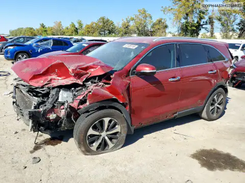 5XYPH4A53HG236902 — 2017 Kia Sorento, Передняя часть, фото до ремонта
