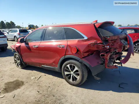 2017 Kia Sorento Ex VIN 5XYPH4A53HG236902 фото 2