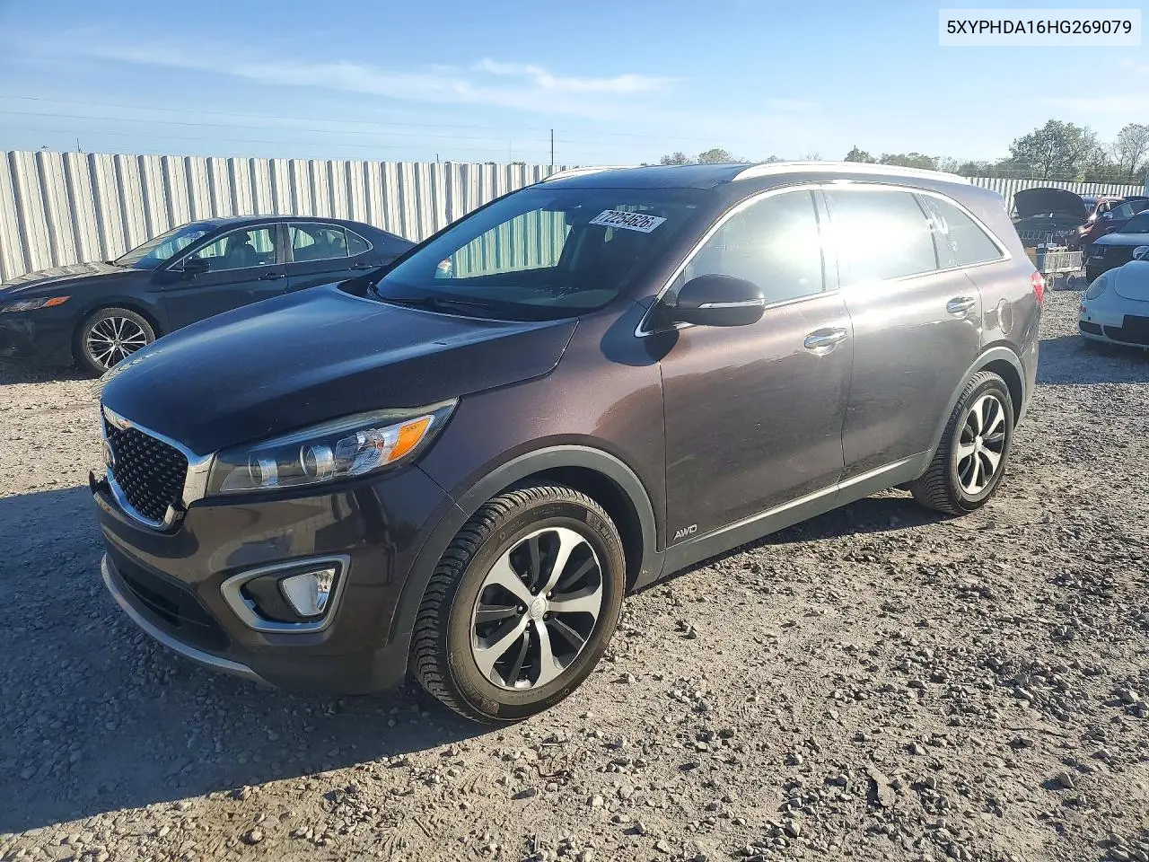 2017 Kia Sorento Ex VIN 5XYPHDA16HG269079 фото 1