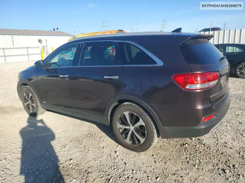 2017 Kia Sorento Ex VIN 5XYPHDA16HG269079 фото 2