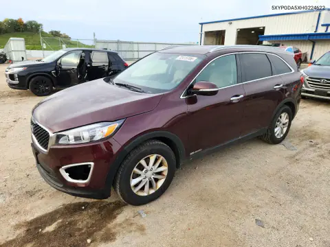 2017 Kia Sorento Lx V6 VIN 5XYPGDA5XHG224622 фото 1