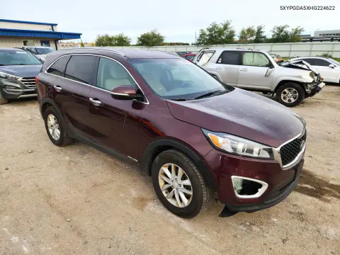 2017 Kia Sorento Lx V6 VIN 5XYPGDA5XHG224622 фото 4