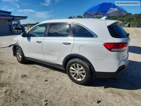 2017 Kia Sorento Lx VIN 5XYPG4A38HG249534 фото 2