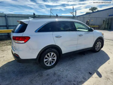 2017 Kia Sorento Lx VIN 5XYPG4A38HG249534 фото 3