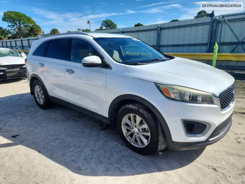 2017 Kia Sorento Lx VIN 5XYPG4A38HG249534 фото 4