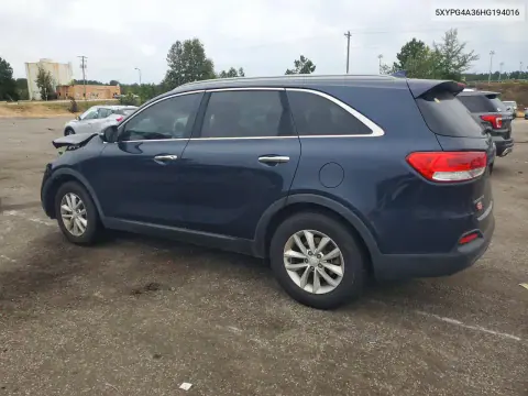 2017 Kia Sorento Lx VIN 5XYPG4A36HG194016 фото 2