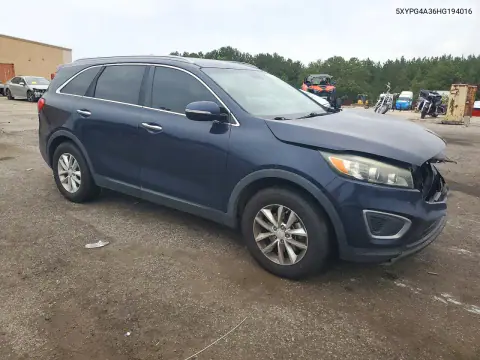2017 Kia Sorento Lx VIN 5XYPG4A36HG194016 фото 4