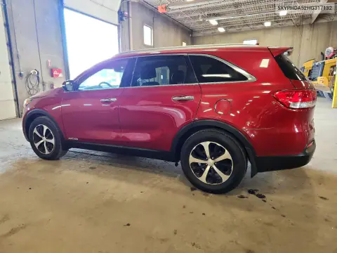 2017 Kia Sorento Ex VIN 5XYPHDA52HG317132 фото 2