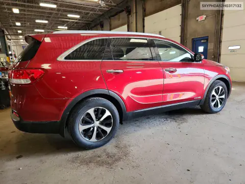 2017 Kia Sorento Ex VIN 5XYPHDA52HG317132 фото 3