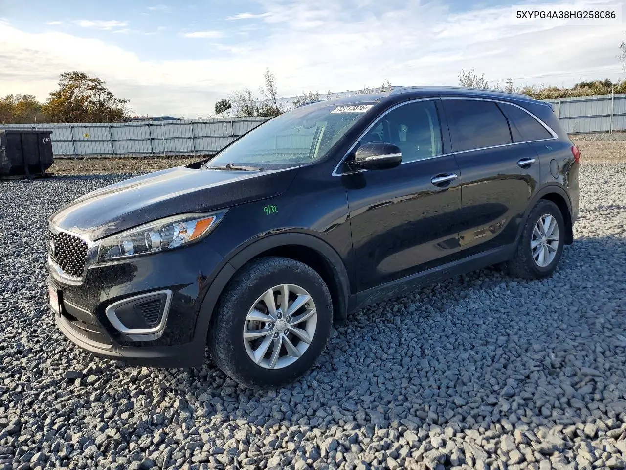 2017 Kia Sorento Lx VIN 5XYPG4A38HG258086 фото 1
