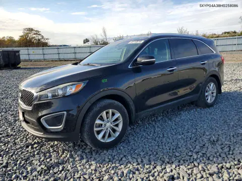 5XYPG4A38HG258086 — 2017 Kia Sorento, Задняя часть, фото до ремонта