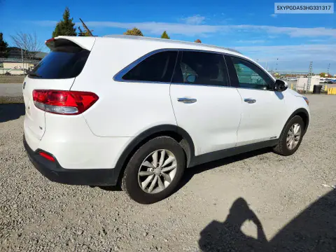 5XYPGDA53HG331317 — 2017 Kia Sorento, фото 3 с аукциона Copart, Мелкие вмятины и царапины